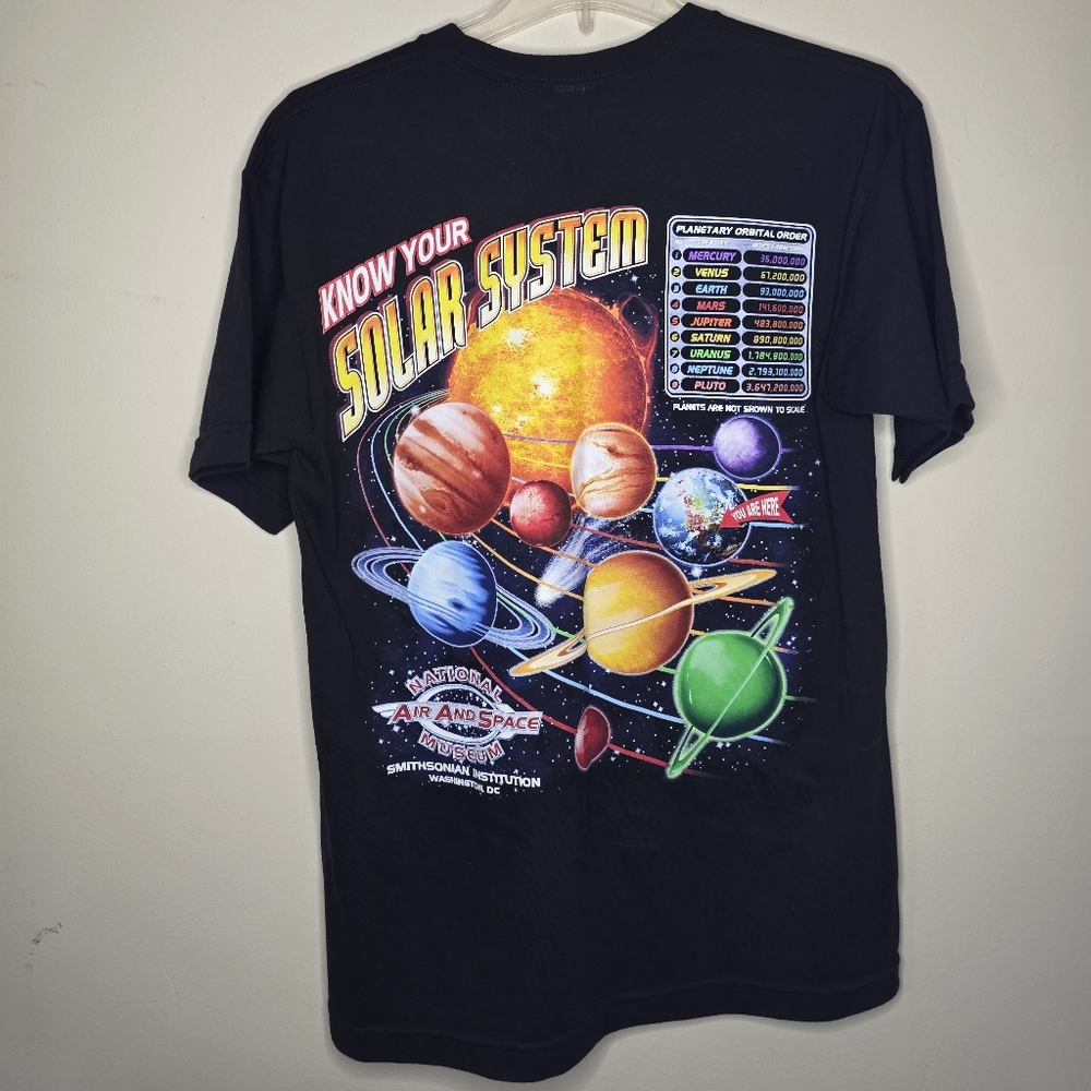 National Air and Space Museum Dbl Sided Graphic Tee Size Medium on Bayside USA - Picture 3 of 7